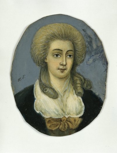 Johanna Elisabeth Mencken (pastell på papir) av German School